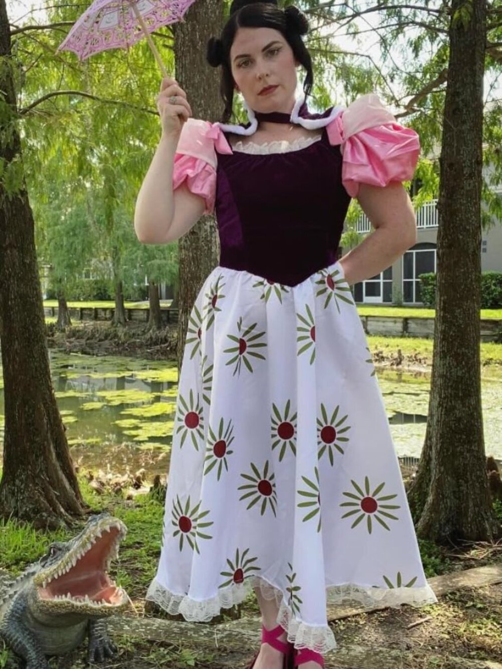 The Haunted Mansion Sally Slater Tight Rope Walker Women's Cosplay Costume